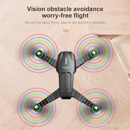 New Drone K106 4K HD Profesional Camera With LED Light propeller Visual Obstacle Avoidance Optical Flow Foldable Quadcopter